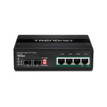 TRENDnet TI-PG62B 6 prievadų PoE+ 2SFP pramoninis gigabito komutatorius TRENDnet TI-PG62B 6 prievadų PoE+ 2SFP pramoninis gigabito komutatorius