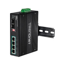 TRENDnet TI-PG62B 6 prievadų PoE+ 2SFP pramoninis gigabito komutatorius TRENDnet TI-PG62B 6 prievadų PoE+ 2SFP pramoninis gigabito komutatorius