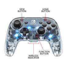 PDP Nintendo Switch Controller Wireless durchsichtig PDP Nintendo Switch Controller Wireless durchsichtig
