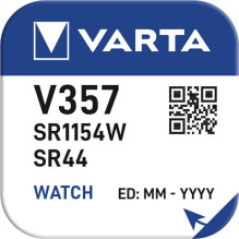 Varta 357 (SR1154W) SR44 batteries 10 pcs. Varta 357 (SR1154W) SR44 batteries 10 pcs.