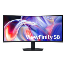 LCD Monitor, SAMSUNG, 40 ", 5120 x 2160 pixels, WUHD, Native aspect ratio 21:9, LCD, Curved, LS40H850TAUXEN
