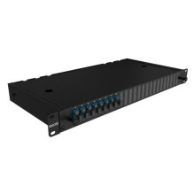 24 prievadų optinė komutacinė panelė Excel 200-482 (19", 1U, SC Duplex, OS2, vienmodė)
