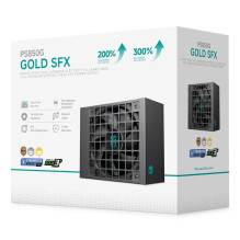 Maitinimo šaltinis - DeepCool PS850G 850W Pilnai modulinis SFX Juodas Maitinimo šaltinis - DeepCool PS850G 850W Pilnai modulinis SFX Juodas