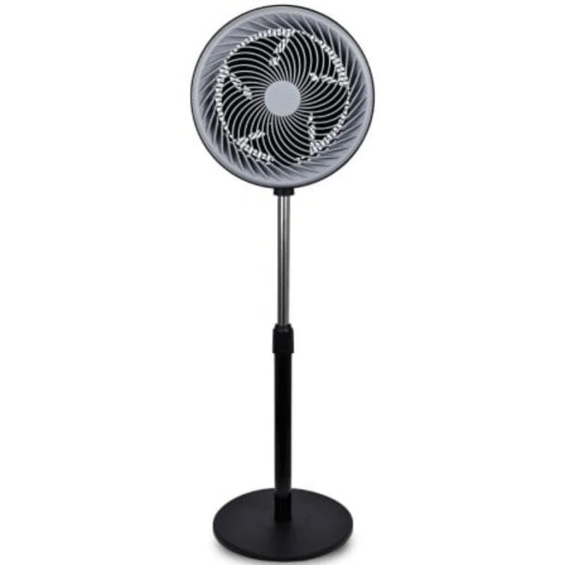 Namų Ventiliatorius - Daewoo DW9004 30 cm 5 Greičių Osciliuojantis Pedestal Ventiliatorius Juodas