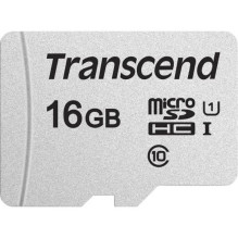 SD „microSD“ kortelė 16GB Transcend SDHC USD300S-A su adapteriu SD „microSD“ kortelė 16GB Transcend SDHC USD300S-A su adapteriu