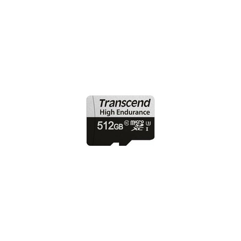 SD microSD Card 512GB Transcend SDXC USD350V w / adapter