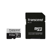 SD microSD kortelė 512GB Transcend SDXC USD340S su adapteriu SD microSD kortelė 512GB Transcend SDXC USD340S su adapteriu