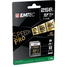 Emtec SD 256GB UHS-I U3 V30 SpeedIN Pro Emtec SD 256GB UHS-I U3 V30 SpeedIN Pro