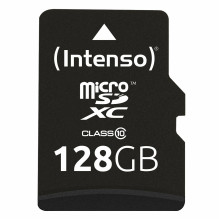 SD „MicroSD“ kortelė 128GB Intenso SDXC Class10 SD „MicroSD“ kortelė 128GB Intenso SDXC Class10