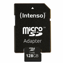 MICRO SD CON ADATTATORE 128GB C10 MICRO SD CON ADATTATORE 128GB C10