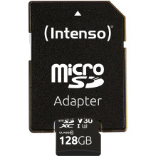 Intenso UHS-I Professional 128 GB microSDXC (Black, UHS-I U3, Class 10) Intenso UHS-I Professional 128 GB microSDXC (Black, UHS-I U3, Class 10)