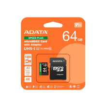 Cita datorprece ADATA MEMORY MICRO SDXC 64GB UHS-I / UD64GUI3V30A2SP-RA1 Cita datorprece ADATA MEMORY MICRO SDXC 64GB UHS-I / UD64GUI3V30A2SP-RA1