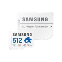 Karta Samsung Pro Plus Sonic The Hedgehog MicroSDXC 512 GB Class 10 UHS-I / U3 A2 V30 (MB-MD512SA / LC1) Karta Samsung Pro Plus Sonic The Hedgehog MicroSDXC 512 GB Class 10 UHS-I / U3 A2 V30 (MB-MD512SA / LC1)
