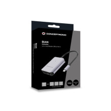 CONCEPTRONIC Kartenleser USB-C3.2- SD / TF4.0 / CFast2.0 Juoda CONCEPTRONIC Kartenleser USB-C3.2- SD / TF4.0 / CFast2.0 Juoda