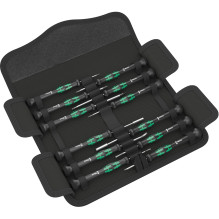 Wera Kraftform Kompakt Micro 12 ESD 1 Elektroniker-Schraubendrehersatz (juoda / grün, 12-teilig)