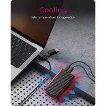 Geh.IcyBox M.2NVMe / SATA SSD mit CFexpress Type-B Kartenleser Geh.IcyBox M.2NVMe / SATA SSD mit CFexpress Type-B Kartenleser