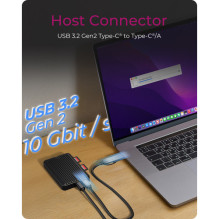 Geh. IcyBox M.2NVMe / SATA SSD su zweifachem SD CR