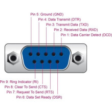 Delock RS232 Testeris DB9 Buchse DB9 Stecker Delock RS232 Testeris DB9 Buchse DB9 Stecker