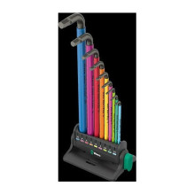 Wera 950 / 9 Hex-Plus Multicolour 3 Winkelschlüsselsatz, 9-teilig (mit Aufsteller, BlackLaser-Oberfläche) Wera 950 / 9 Hex-Plus Multicolour 3 Winkelschlüsselsatz, 9-teilig (mit Aufsteller, BlackLaser-Oberfläche)