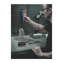 Wera 950 / 9 Hex-Plus Multicolour 3 Winkelschlüsselsatz, 9-teilig (mit Aufsteller, BlackLaser-Oberfläche) Wera 950 / 9 Hex-Plus Multicolour 3 Winkelschlüsselsatz, 9-teilig (mit Aufsteller, BlackLaser-Oberfläche)