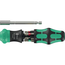 Wera Kraftform Kompakt 28 RA 1 (Black / green, 6-teilig, 1 / 4", mit Ratschenfunktion und Edelstahl-Bithalter) Wera Kraftform Kompakt 28 RA 1 (Black / green, 6-teilig, 1 / 4", mit Ratschenfunktion und Edelstahl-Bithalter)