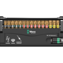 Wera Bit-Satz Bit-Check 30 Diamond 1 (diamantbeschichte, mit Kunststoffhalter)