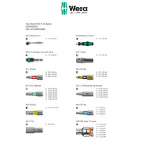 Wera Tool-Check PLUS 1 (juoda / grün, 39-teilig, įskaitant 1/4" Bit-Ratsche)