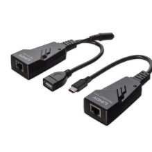 LINDY 100m USB 2.0 C tipo Cat.6 plėstuvas