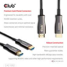 Club3D HDMI-Kabel A - A 2.1 active opt. 8K60Hz UHD 30 Meter retail
