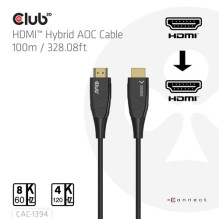 Club3D HDMI-Kabel A - A 2.1 active opt. 8K60Hz UHD 100 Meter retail