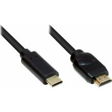 Good Connections Adapterio laidas USB-C į HDMI 2.0 Black 5m