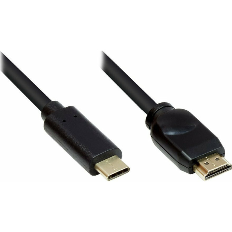 Good Connections Adapterio laidas USB-C į HDMI 2.0 Black 5m