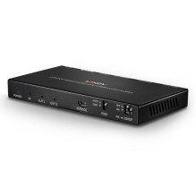 LINDY 2 Port HDMI 2.0 18G Skirstuvas su Audio LINDY 2 Port HDMI 2.0 18G Skirstuvas su Audio