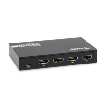 Equip Switch HDMI2.0 3-In / 1-Out +Fernbed. 4K / 60Hz 18Gbps Equip Switch HDMI2.0 3-In / 1-Out +Fernbed. 4K / 60Hz 18Gbps