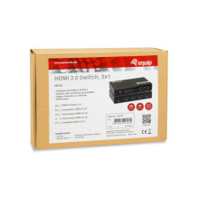 Equip Switch HDMI2.0 3-In / 1-Out +Fernbed. 4K / 60Hz 18Gbps Equip Switch HDMI2.0 3-In / 1-Out +Fernbed. 4K / 60Hz 18Gbps