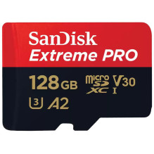 SanDisk Extreme Pro 128 GB microSDXC bis 200 MB / s kompatibel mit Steam Deck™ SanDisk Extreme Pro 128 GB microSDXC bis 200 MB / s kompatibel mit Steam Deck™