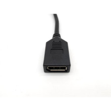 Equip HDMI-DP / USB-A 4K / 60Hz Bu / St 0.15m Juoda Equip HDMI-DP / USB-A 4K / 60Hz Bu / St 0.15m Juoda