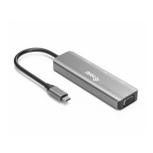 Equip Adapter USB-C- HDMI / DP / VGA / USB2.0 4K / 60Hz 0.15m Alu. Equip Adapter USB-C- HDMI / DP / VGA / USB2.0 4K / 60Hz 0.15m Alu.