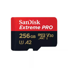 SD MicroSD kortelė 256GB SanDisk Extreme Pro SDXC, įsk. Prisitaikyti SD MicroSD kortelė 256GB SanDisk Extreme Pro SDXC, įsk. Prisitaikyti
