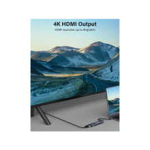 Equip Dock 5-1 USB-C- HDMI,3xUSB-A,100W USB-C 0.25m Equip Dock 5-1 USB-C- HDMI,3xUSB-A,100W USB-C 0.25m