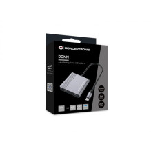 CONCEPTRONIC 4-1 Dock USB-C- 2xHDMI / USB-A / 100WPD 25cm gr CONCEPTRONIC 4-1 Dock USB-C- 2xHDMI / USB-A / 100WPD 25cm gr