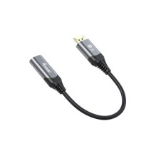 Equip 1.4 DisplayPort- HDMI 8K / 60Hz St / Bu 0.15m gr Equip 1.4 DisplayPort- HDMI 8K / 60Hz St / Bu 0.15m gr