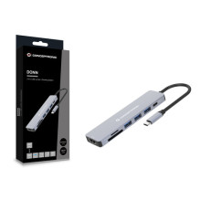 CONCEPTRONIC 7-1 Dock USB-C- HDMI / 3xUSB-A / SD / TF / + 25cm gr CONCEPTRONIC 7-1 Dock USB-C- HDMI / 3xUSB-A / SD / TF / + 25cm gr