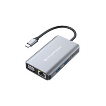 CONCEPTRONIC 7-1 dokas USB-C-HDMI / 3xUSB-A / VGA / + 25cm gr CONCEPTRONIC 7-1 dokas USB-C-HDMI / 3xUSB-A / VGA / + 25cm gr