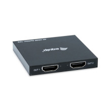 Equip HDMI1.4 2-Port Splitter Ultra Slim 4K / 30Hz Black EndlessOS