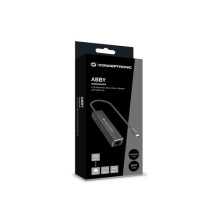 CONCEPTRONIC Adapter USB-C3.2- 2.5GbE / 2xC / 2xA 5Gbs 0.15m sw CONCEPTRONIC Adapter USB-C3.2- 2.5GbE / 2xC / 2xA 5Gbs 0.15m sw