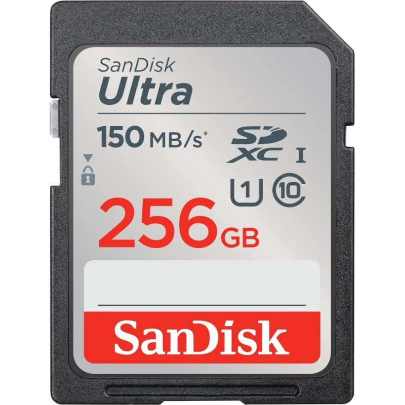 Atminties kortelė SanDisk Ultra SDXC 256 GB Class 10 UHS-I / U1 (SDSDUNC-256G-GN6IN)