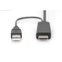 DIGITUS 4K HDMI Adapterkabel - HDMI auf DisplayPort 2m