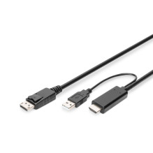 DIGITUS 4K HDMI Adapterkabel - HDMI auf DisplayPort 2m