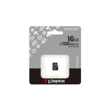 16 GB . microSDHC karta Kingston Industrial C10 A1 pSLC Card, bez adaptéra